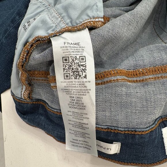 Frame Le Palazzo Crop Jeans size 28 - dark wash - Picture 4 of 4